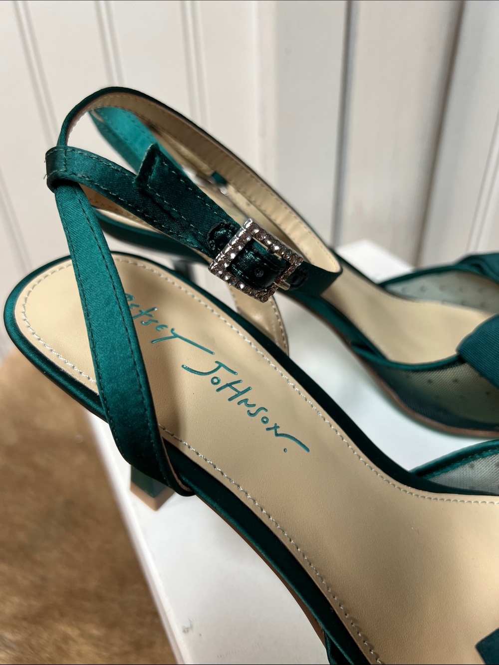 Betsey Johnson Emerald Mark Pump Heels 7 Shoes NWT - Picture 6 of 10
